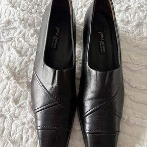 Paul Green‎ Munchen Fine Leather Black Pumps Shoes 6 1/2 6.5
